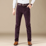 Men’s Slim Straight Corduroy Chino Pants