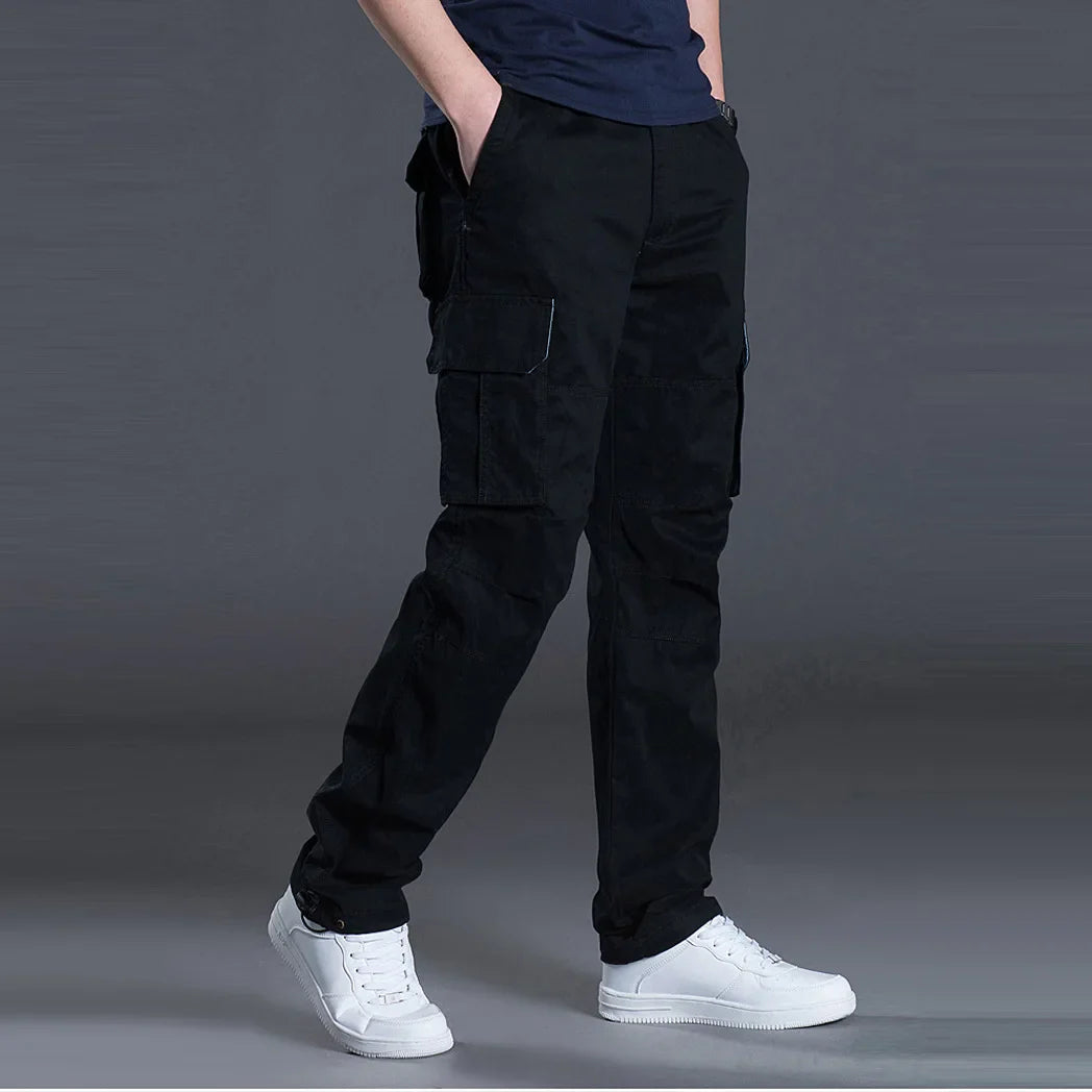 Men’s Straight Fit Multi-Pocket Cargo Pants