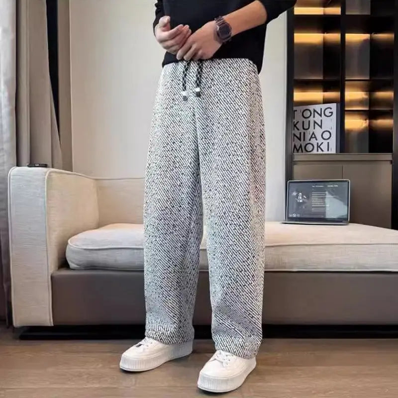 Men’s Straight Leg Drawstring Lounge Sweatpants