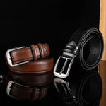 Men’s Adjustable Buckle Dress Belt