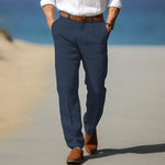 Men's Belt-Loop Straight Cut Pants