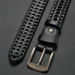 Men’s Braided Buckle Dress Belt