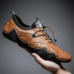 Men's Bungee-Lace Round Toe Shoes