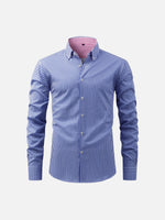 Men’s Button Down Long Sleeve Collared Shirt