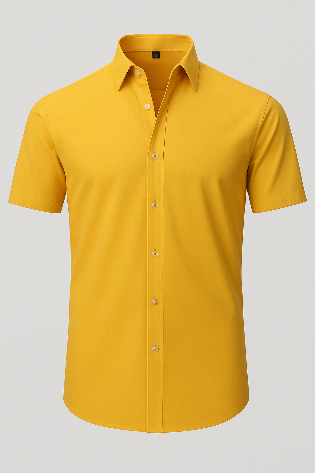 Men’s Button Down Short Sleeve Collared Casual Shirt