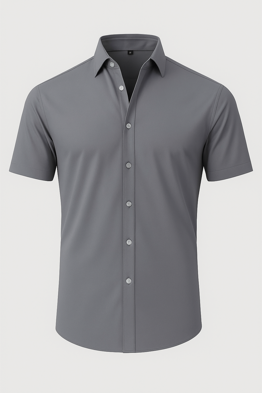 Men’s Button Down Short Sleeve Collared Casual Shirt