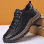 Men’s Closed-Round-Toe Lace-Up Low-Top Sneakers