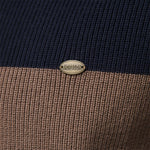 Men’s Color Block Full Zip Knit Cardigan