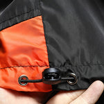 Men’s Color Block Hooded Half Zip Windbreaker Jacket