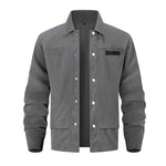 Men’s Corduroy Snap Button Shirt Jacket