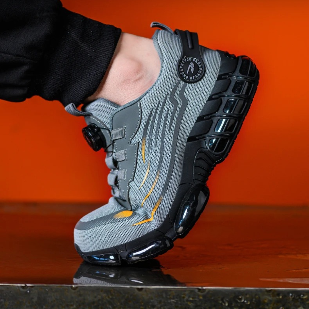 Men’s Dial Lace Slip Resistant Work Sneakers