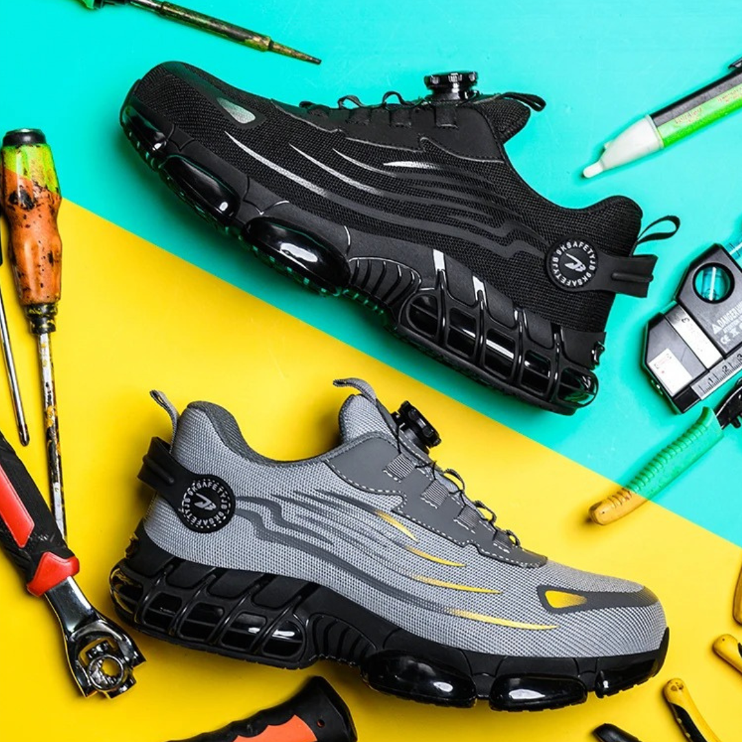 Men’s Dial Lace Slip Resistant Work Sneakers