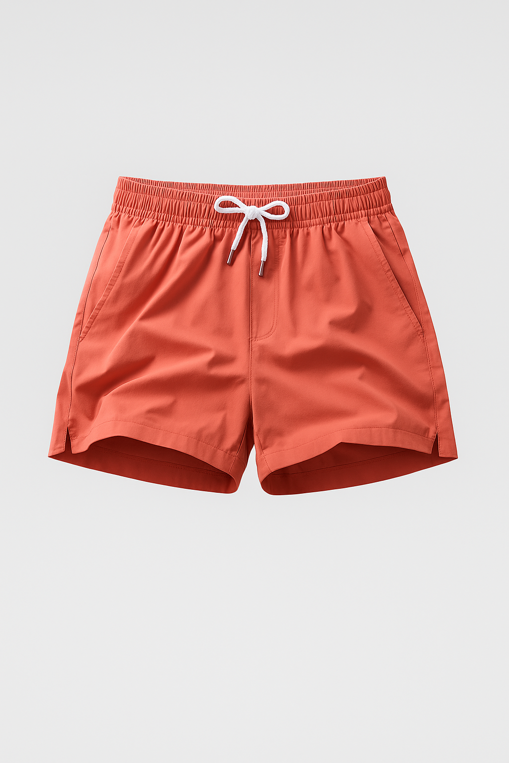 Men’s Drawstring Elastic Waist Side Pocket Shorts
