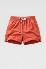 Men’s Drawstring Elastic Waist Side Pocket Shorts