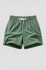 Men’s Drawstring Elastic Waist Side Pocket Shorts