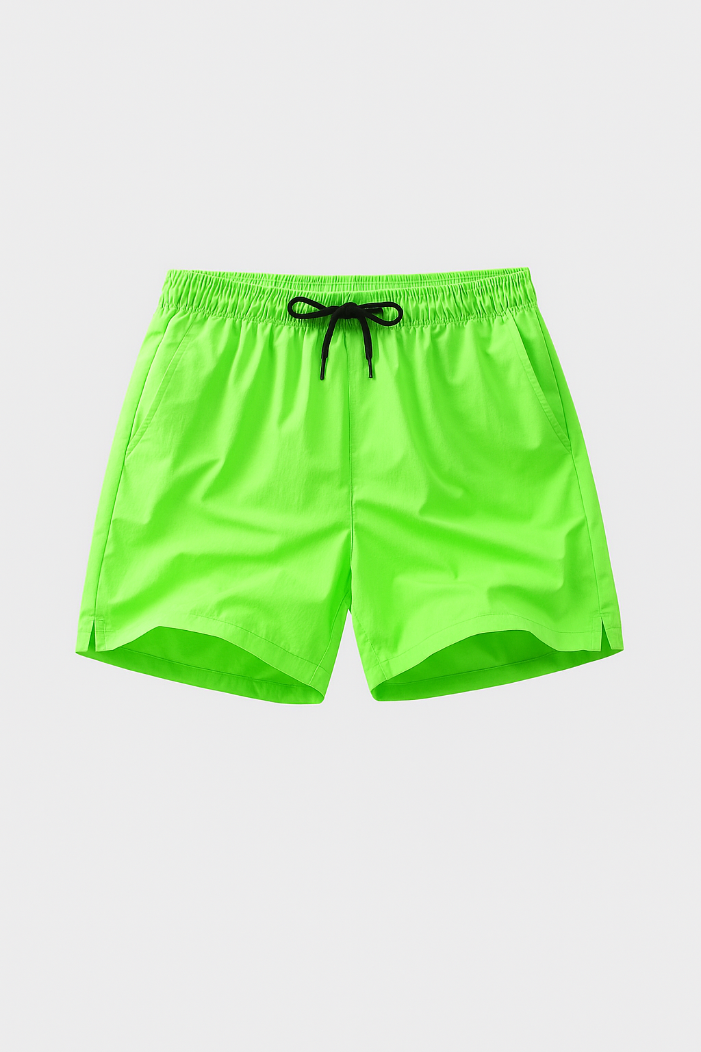 Men’s Drawstring Elastic Waist Side Pocket Shorts