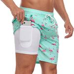 Men’s Drawstring Swimming Trunks