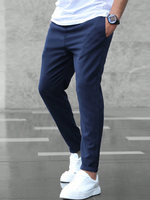 Men’s Elastic Waist Drawstring Slim Fit Pants