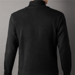 Men’s Full Zip Stand Collar Knit Cardigan