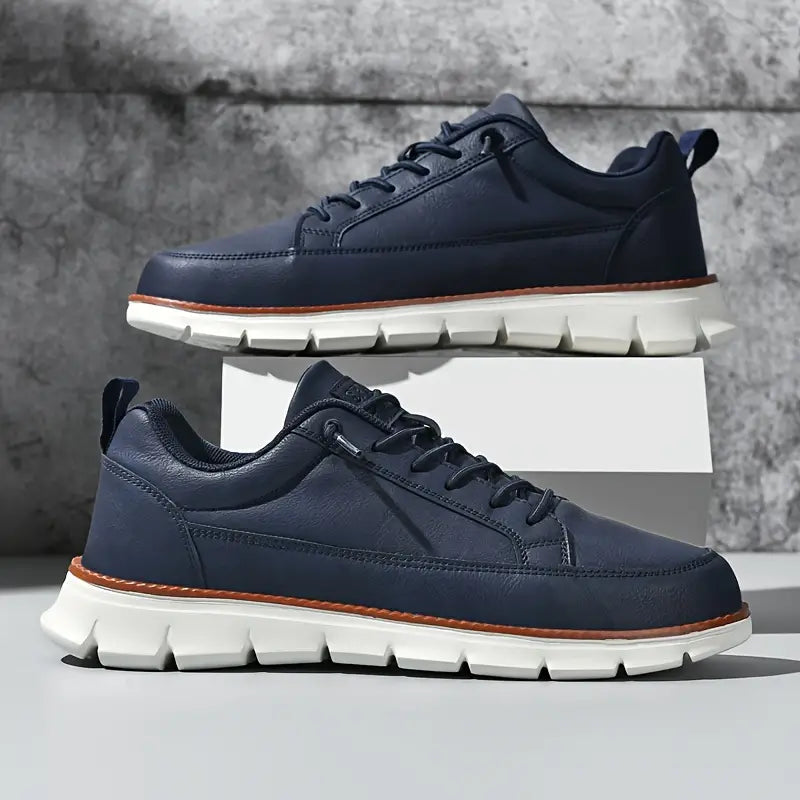 Men’s Lace Up Low Top Casual Sneakers