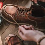 Men’s Lace-Up Moc Toe Rugged Work Boots