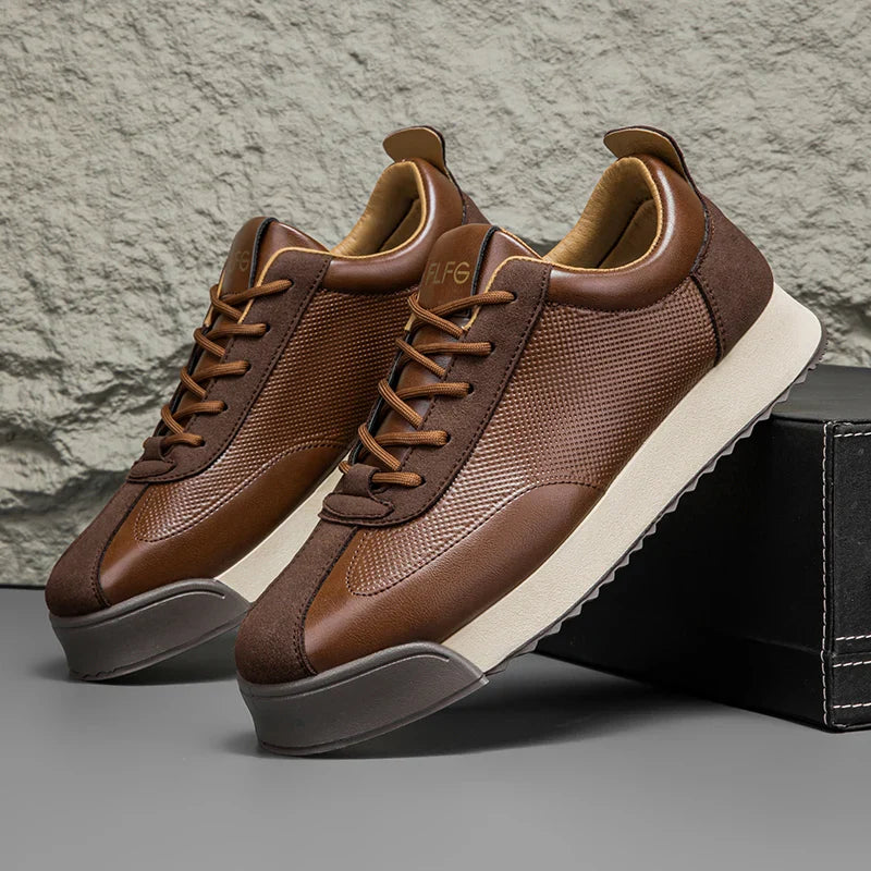 Men's Lace Up Thick Sole Sneakers