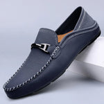 Men’s Leather Look Horsebit Loafers
