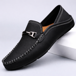 Men’s Leather Look Horsebit Loafers