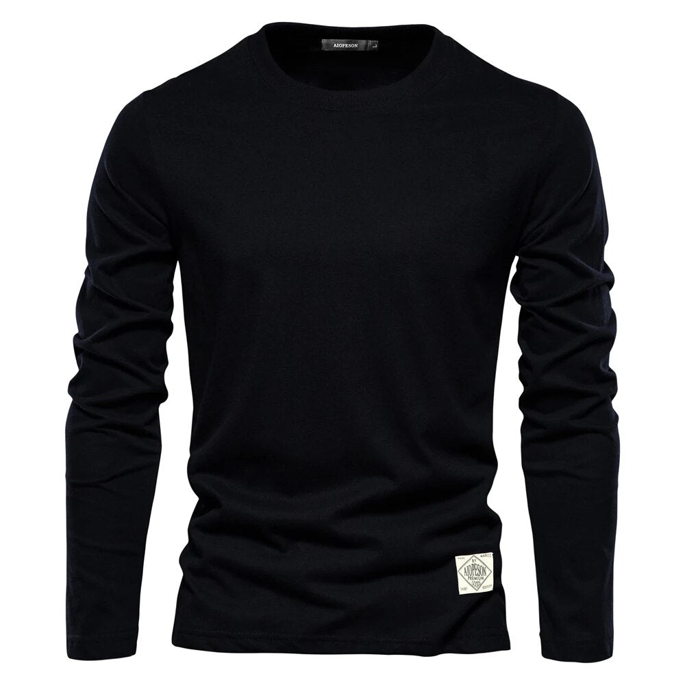 Men’s Long Sleeve Crew Neck T-Shirt
