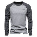 Men’s Long Sleeve O-neck Collar T-Shirt