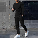 Men’s Long Sleeve T-Shirt and Jogger Pants 2 Piece Lounge Set