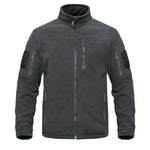 Men's Long Sleeve Zip Front Fleece Jacket