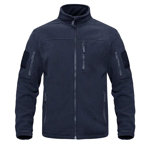Men's Long Sleeve Zip Front Fleece Jacket