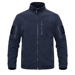 Men's Long Sleeve Zip Front Fleece Jacket