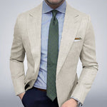 Men’s Notch Lapel Single Breasted Slim Fit Blazer Jacket