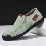 Men's Patch Accents Slip-On Loafers
