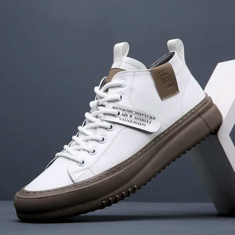 Men’s Platform Sole Lace-Up Sneakers