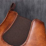 Men’s Pull Tab Elastic Side Chelsea Ankle Boots