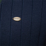 Men’s Ribbed V-Neck Button Front Knit Cardigan