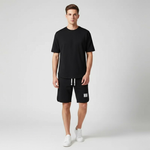 Men’s Short Sleeve Crew Neck T Shirt and Drawstring Shorts 2 Piece Set