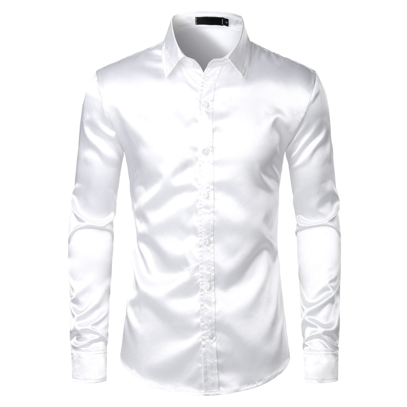 Men’s Slim Fit Button Down Dress Shirt