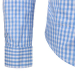 Men’s Slim Fit Checkered Button Down Shirt