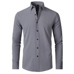 Men’s Slim Fit Long Sleeve Button Up Shirt
