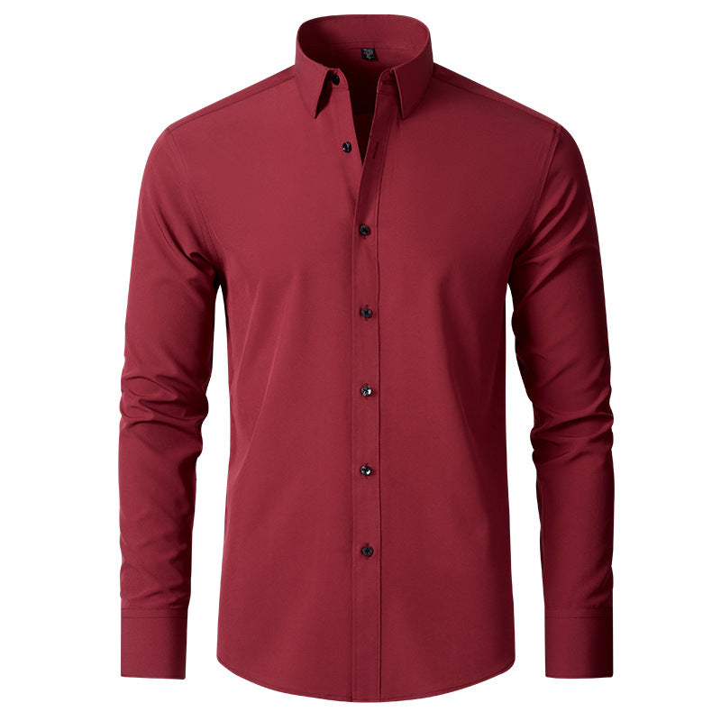 Men’s Slim Fit Long Sleeve Button Up Shirt