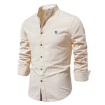 Men’s Slim Fit Mandarin Collar Button Shirt