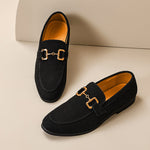 Men’s Slip-On Closed-Toe Horsebit Loafers