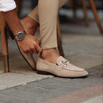 Men’s Slip-On Closed-Toe Horsebit Loafers