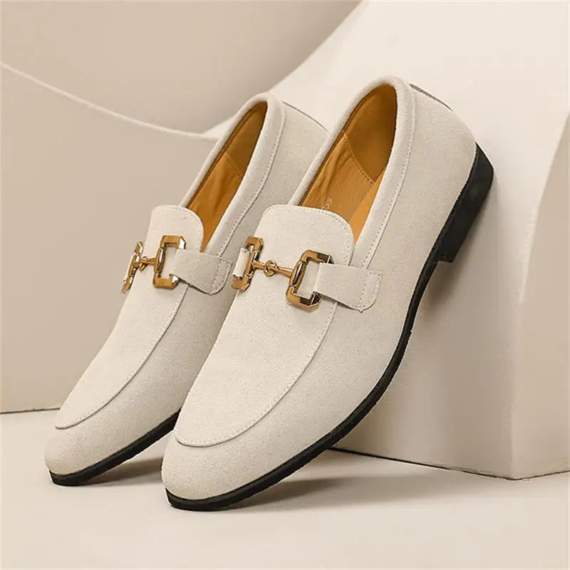 Men’s Slip-On Closed-Toe Horsebit Loafers