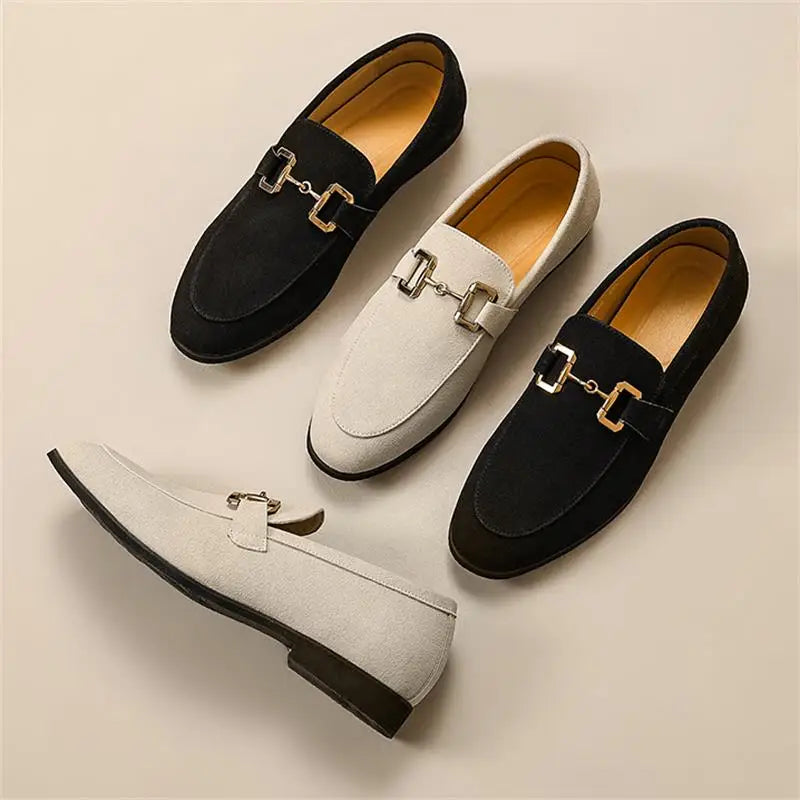 Men’s Slip-On Closed-Toe Horsebit Loafers