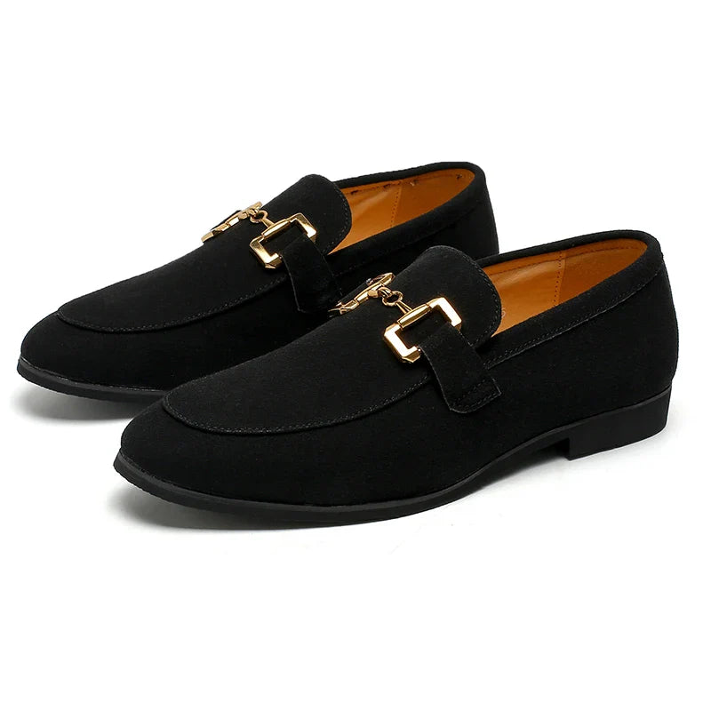Men’s Slip-On Closed-Toe Horsebit Loafers